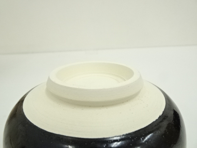 道具 ] - 道具 川尻一寛造 仁清黒金彩茶碗（共箱） | ネットショップ圭